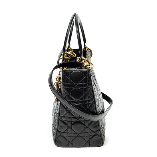 Medium Lady Dior Zip   Schultertasche - Image 3