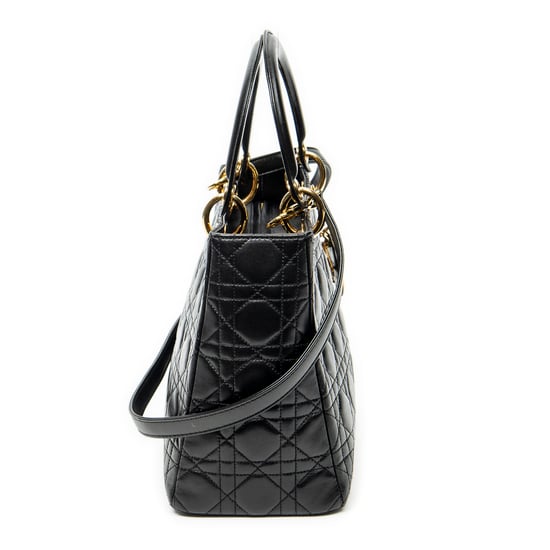 Medium Lady Dior Zip   Schultertasche - Image 4