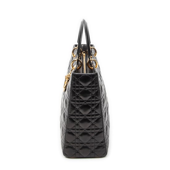 Large Lady Dior Zip Schultertasche - Image 3