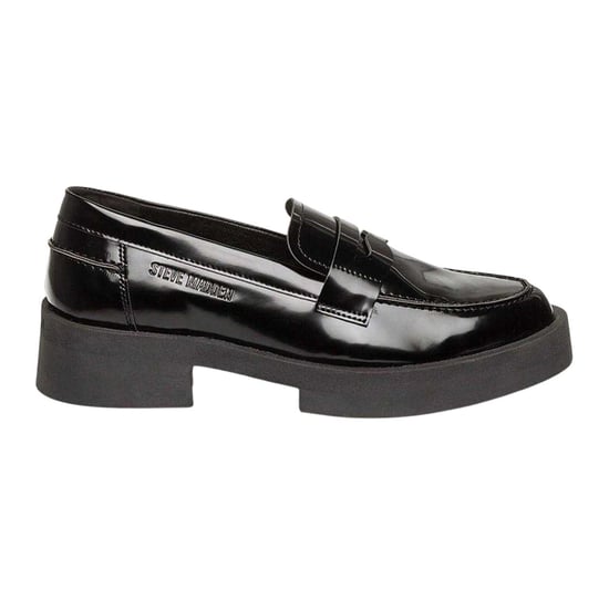 Steve Madden - "Marina" Penny-Schlupfschuhe für Damen, Lackleder, Low Block Heel (Schwarz) - Image 3
