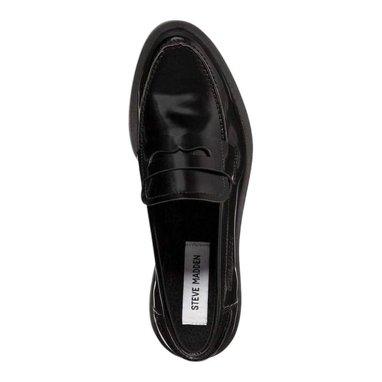 Steve Madden - "Marina" Penny-Schlupfschuhe für Damen, Lackleder, Low Block Heel (Schwarz) - Image 4