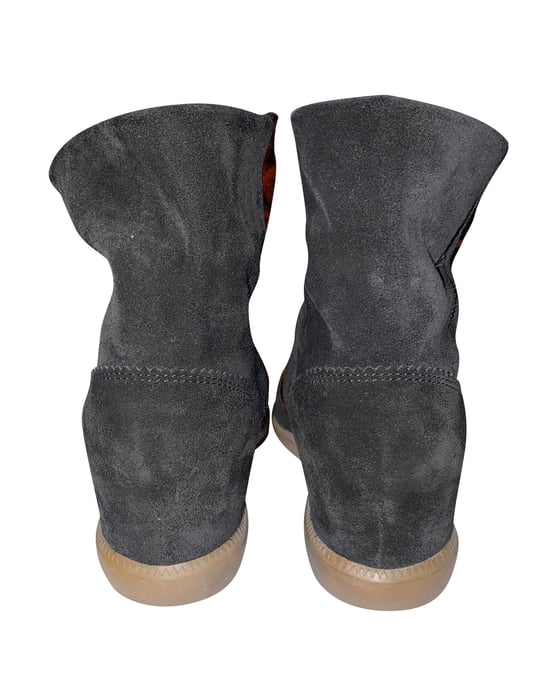 Isabel Marant Stiefeletten mit Tigerprint aus braunem Wildleder - Image 4