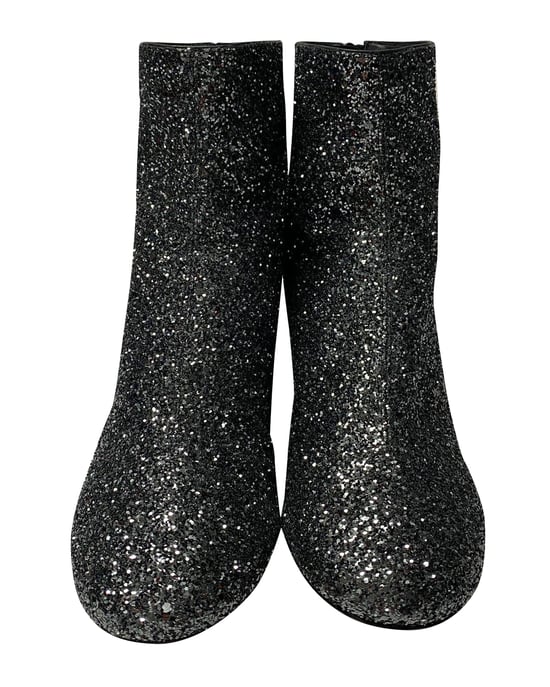 Isabel Marant Ritza Glitzer-Ankle-Boots in Glitzersilber - Image 2