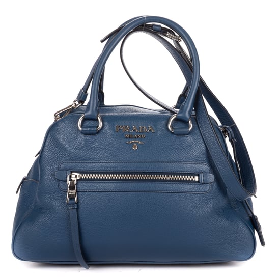Front Zip Pocket Bowling Tote Schultertasche - Image 1
