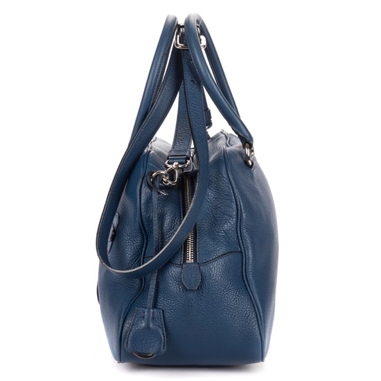 Front Zip Pocket Bowling Tote Schultertasche - Image 3