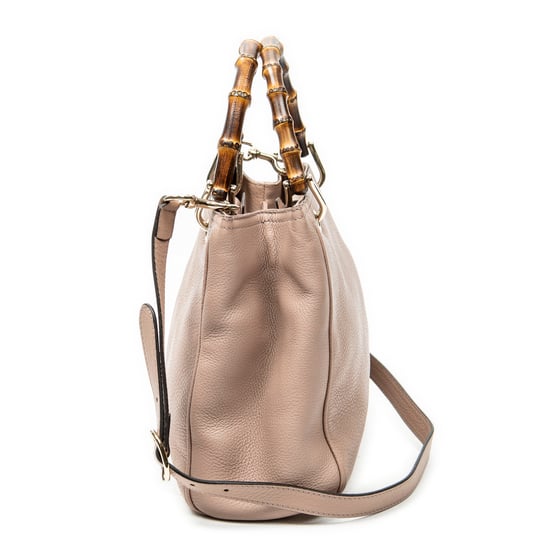 Small Bamboo Shopper Tote Schultertasche - Image 3