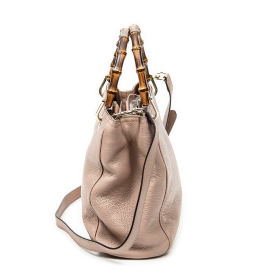 Small Bamboo Shopper Tote Schultertasche - Image 4
