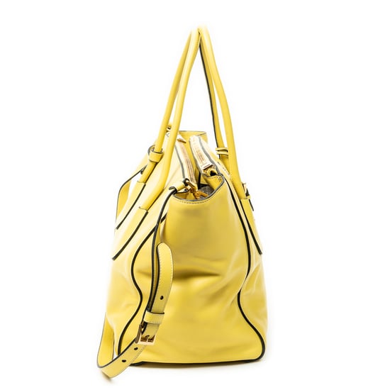 Twin Pocket Double Handle Tote Umhängetasche - Image 4