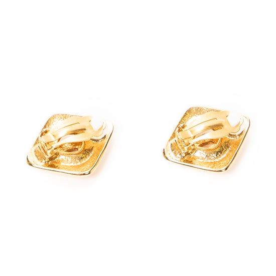 CC Diamond Clip On Earrings Ohrringe - Image 2
