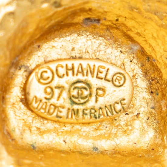 CC Round Clip On Earrings Ohrringe - Image 3