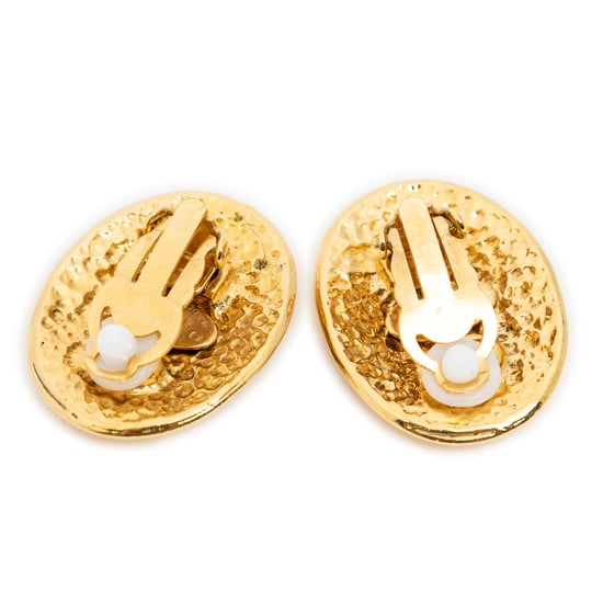 CC Oval Clip On Earrings   Ohrringe - Image 2
