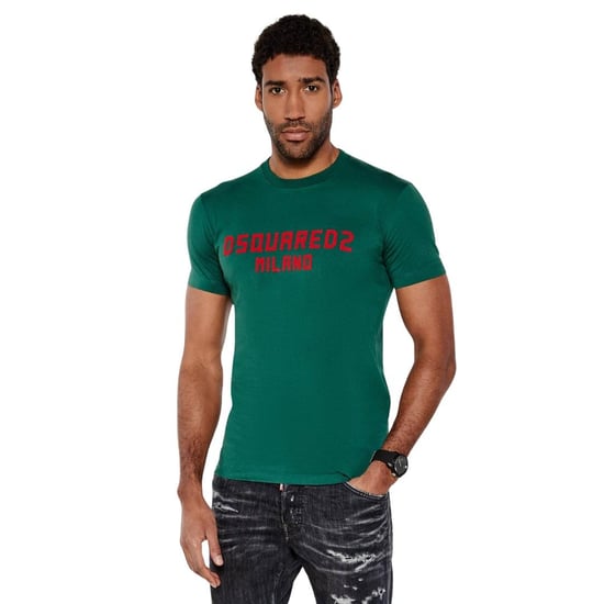 DSquared2 - "Milano" T-Shirt für Herren, Baumwolle (Grün) - Image 4