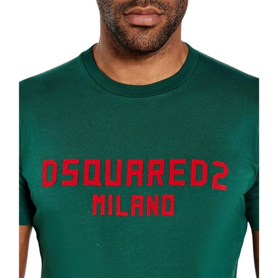DSquared2 - "Milano" T-Shirt für Herren, Baumwolle (Grün) - Image 6