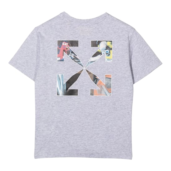 Off White - T-Shirt für Kinder, Logo (Grau) - Image 2