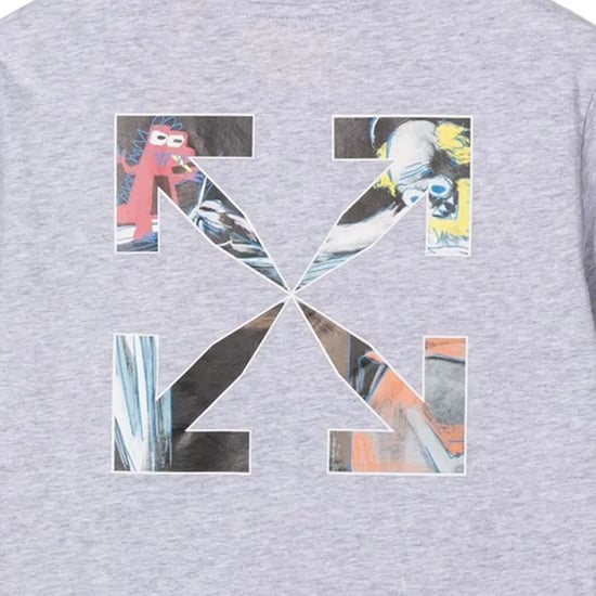 Off White - T-Shirt für Kinder, Logo (Grau) - Image 3