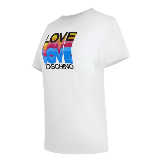 Love Moschino - T-Shirt für Damen, Logo (Weiß) - Image 2
