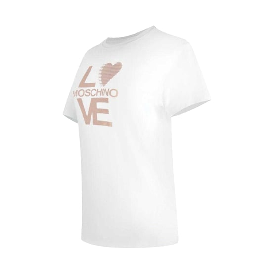 Love Moschino - T-Shirt für Damen, Logo (Weiß) - Image 3
