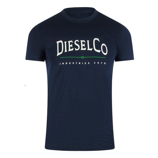 Diesel - "Industries" T-Shirt für Herren, Premium-Baumwolle (Dunkles Marineblau) - Image 1