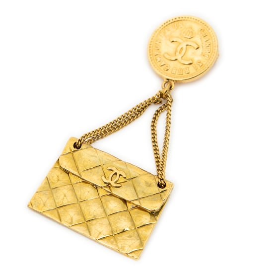 Bag Motif Brooch Pin Brosche - Image 1
