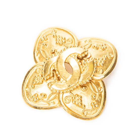 CC Clover Brooch Brosche - Image 1