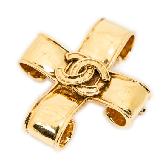 CC Cross Brooch Pin Brosche - Image 1
