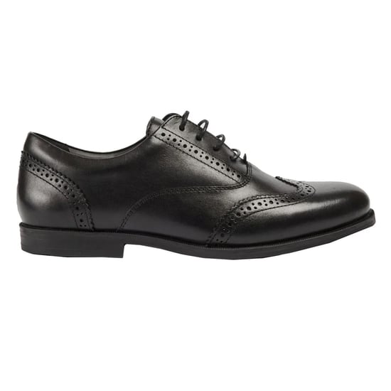 Lee - Kinder Schul-Uniform-Schuhe, Leder (Schwarz) - Image 1