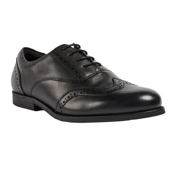 Lee - Kinder Schul-Uniform-Schuhe, Leder (Schwarz) - Image 3