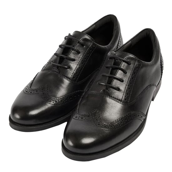 Lee - Kinder Schul-Uniform-Schuhe, Leder (Schwarz) - Image 5