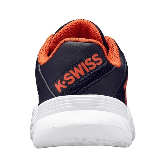 K-Swiss - "Court Express Omni" Tennisschuhe für Damen, Leder (Schwarz/Orange) - Image 2
