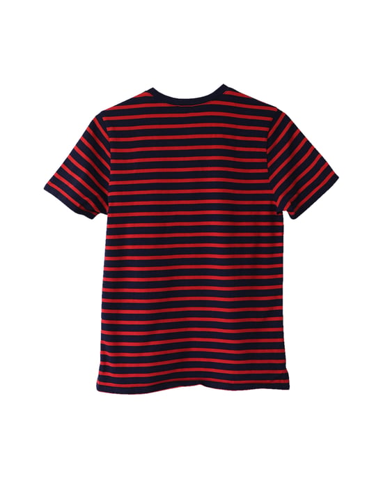A.P.C. Gestreiftes T-Shirt aus roter Baumwolle - Image 2