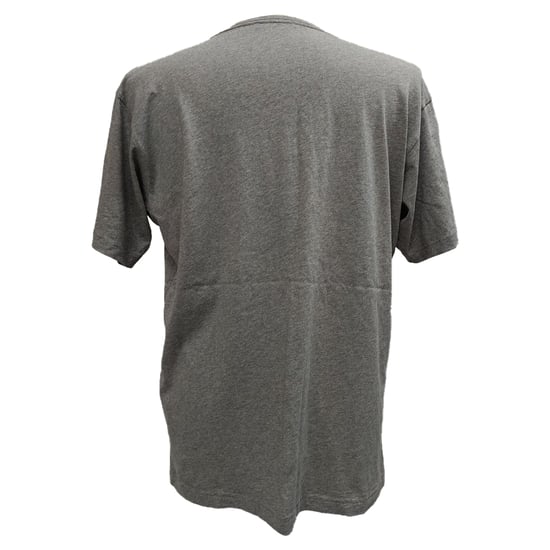 Acne Studios Face-Patch Rundhals-T-Shirt aus grauer Baumwolle - Image 4