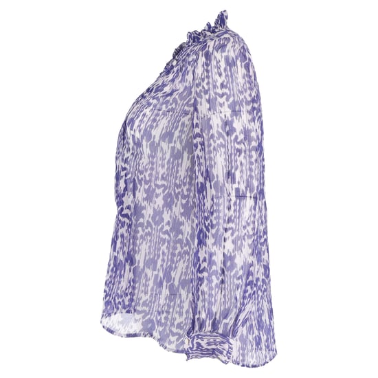 Étoile Isabel Marant Bedruckte Bluse aus blauer Seide - Image 2