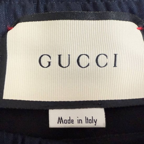 Gucci Jogginghose aus marineblauem Baumwollstoff - Image 4