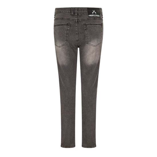 Criminal Damage - "SOS" Jeans für Damen (Grau) - Image 2