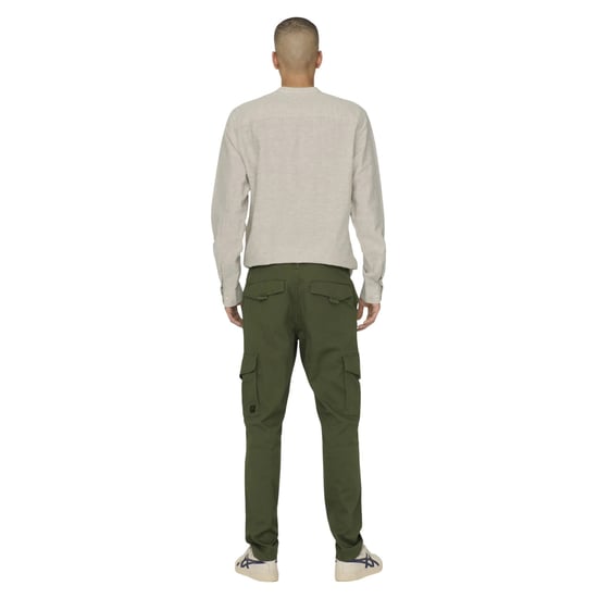 Only - "Dean" Cargo-Hose für Herren (Oliv) - Image 3