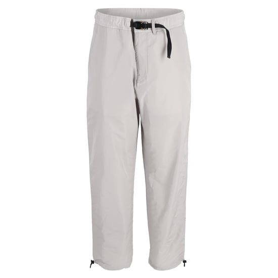 Dior Cargo-Hosen mit Schnürsaum aus grauer Baumwolle und Schnalle - Image 1