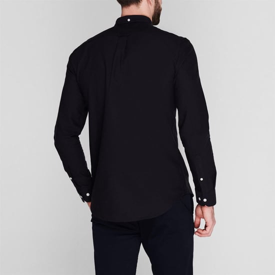 Farah - Button-Down-Hemd für Herren, Oxford-Stil, Langärmlig (Marine) - Image 4