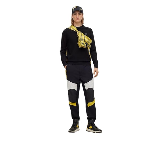 Boss - "Srack" Hosen für Herren (Schwarz/Gelb) - Image 3