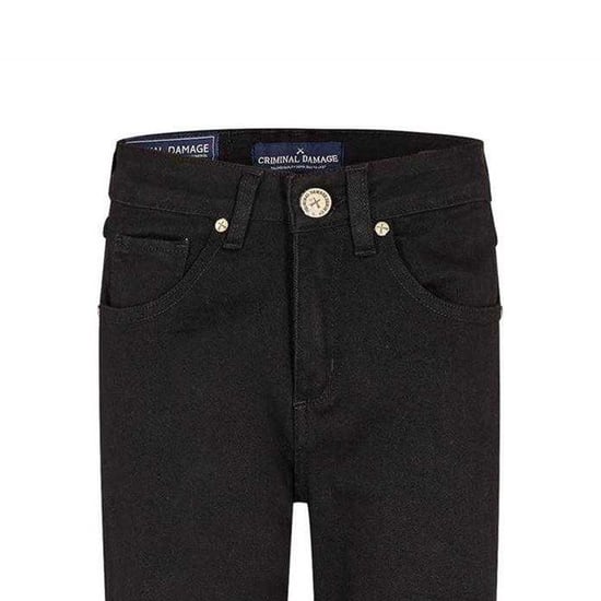 Criminal Damage - "SOS" Jeans für Herren (Schwarz) - Image 3