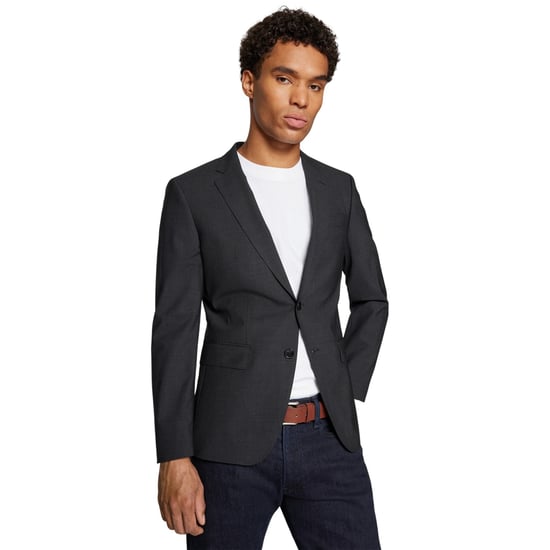 Boss - Anzugjacke für Herren, Reverskragen (Dunkelgrau) - Image 3