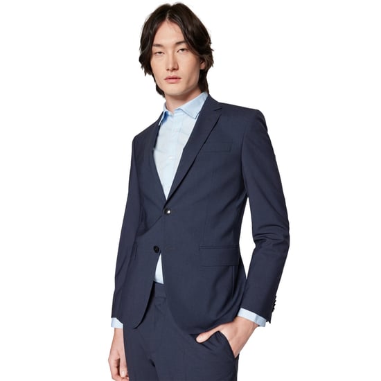 Boss - Anzugjacke für Herren, Reverskragen (Blau) - Image 3