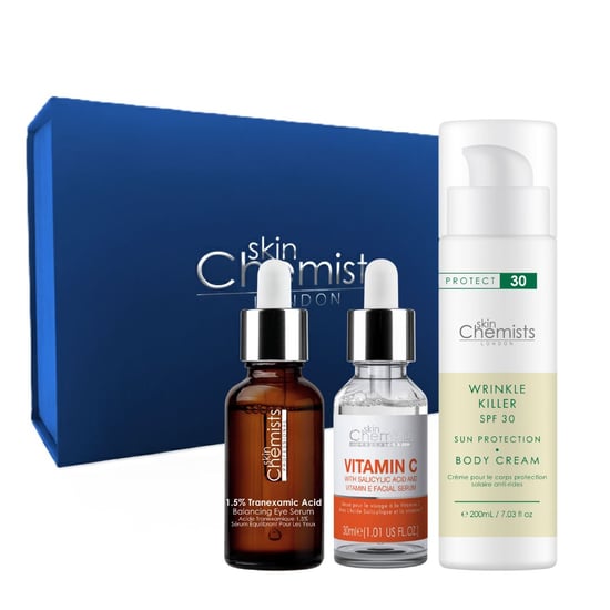 skinChemists Anti-Aging-Geschenkset für die Feiertage: Faltenschutz & strahlende Haut - Image 1
