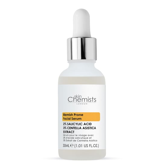 skinChemists Gesichtsserum für unreine Haut (30 ml) mit 2 % Salicylsäure und 3 % Centella Asiatica - Image 4