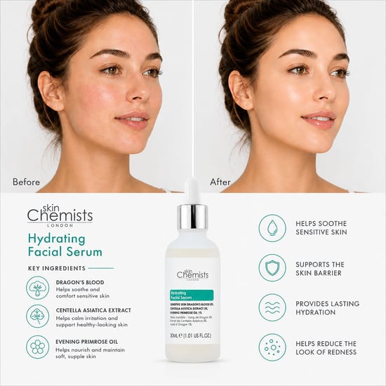 skinChemists Gesichtsserum für empfindliche Haut, 5 % Drachenblut, 3 % Centella Asiatica, 30 ml - Image 2