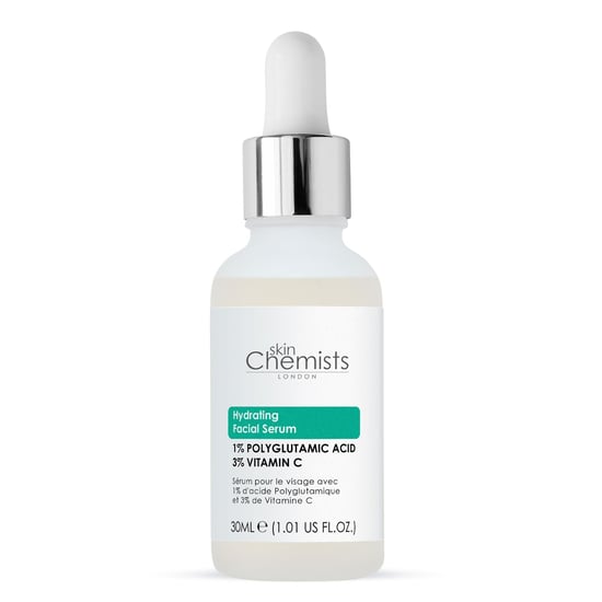 skinChemists Feuchtigkeitsspendendes Gesichtsserum mit 1 % Polyglutaminsäure und 3 % Vitamin C, 30 ml - Image 4