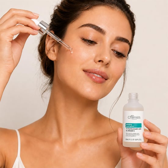 skinChemists Feuchtigkeitsspendendes Gesichtsserum mit 1 % Polyglutaminsäure und 3 % Vitamin C, 30 ml - Image 6