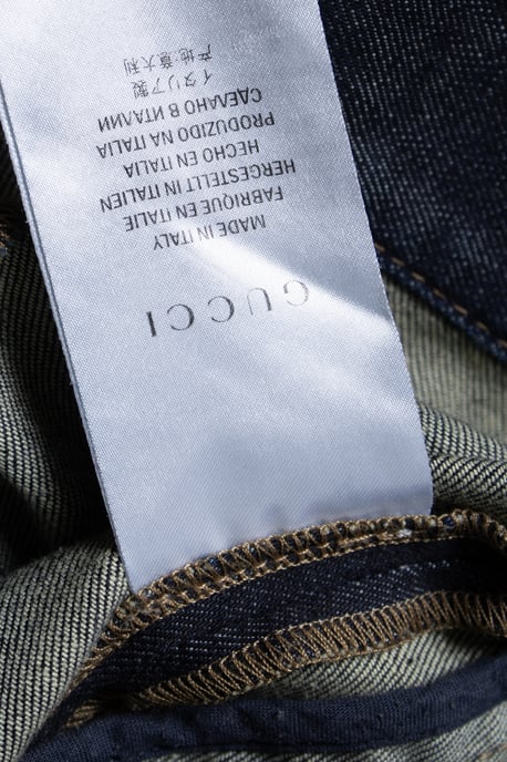Gucci, indigoblaue, dunkel gewaschene Skinny-Jeans - Image 5