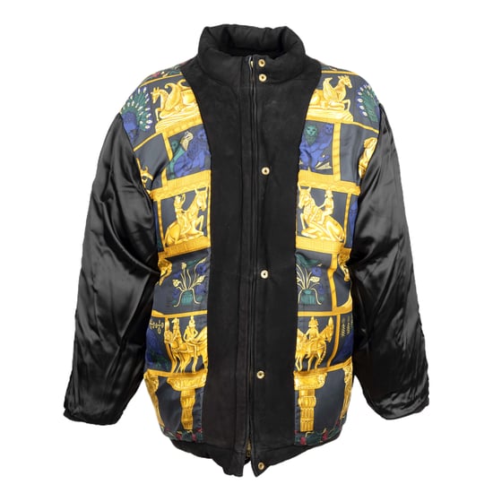 Hermès Wildleder-Steppmantel – 90er Jahre - Image 2