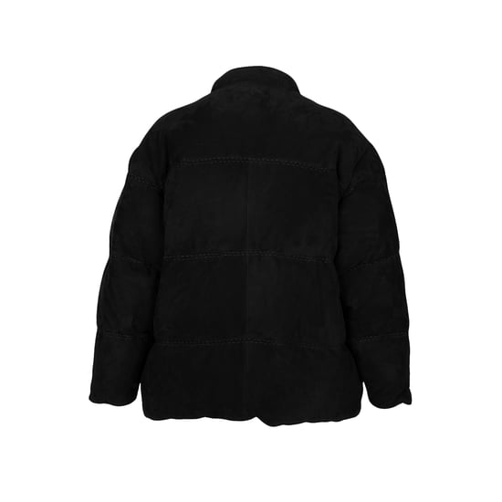 Hermès Wildleder-Steppmantel – 90er Jahre - Image 3