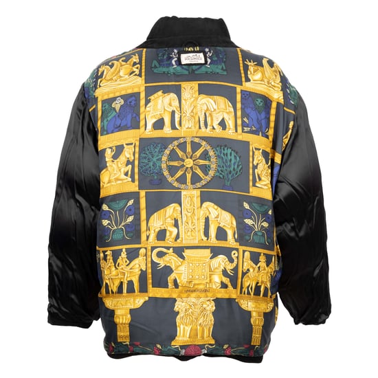 Hermès Wildleder-Steppmantel – 90er Jahre - Image 4